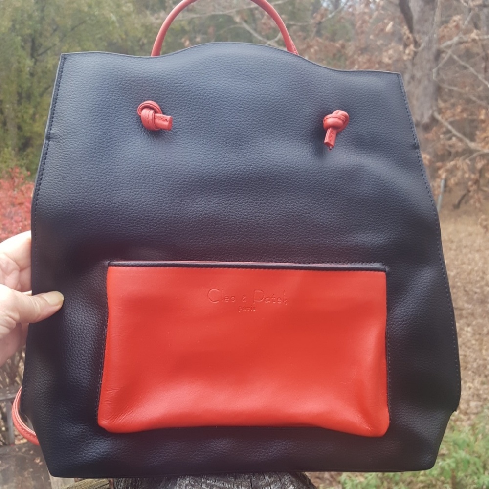 NWT Cleo & Patek Leather Backpack